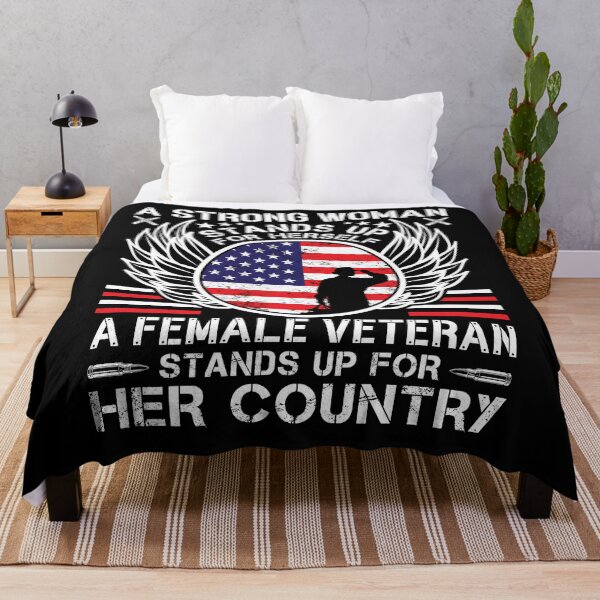 Item preview, Female Veteran Stands Up For Her Country designed and sold by topdesignarts.