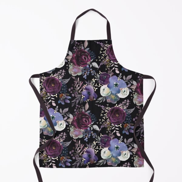Item preview, Moody dark watercolor floral designed and sold by The Artwerks.