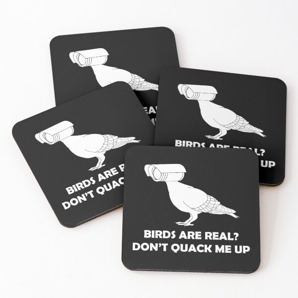Item preview, Quack Me Up Government Conspiracy Birds Are A Lie print designed and sold by jakehughes2015.