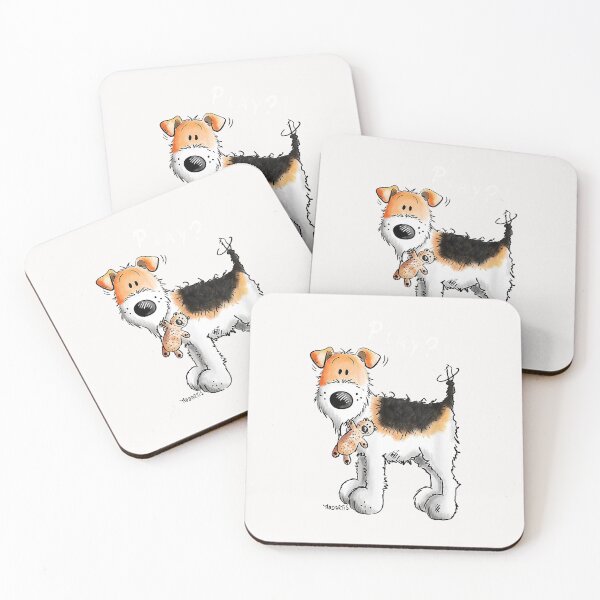 Item preview, Verspielter Foxterrier designed and sold by dendiol.
