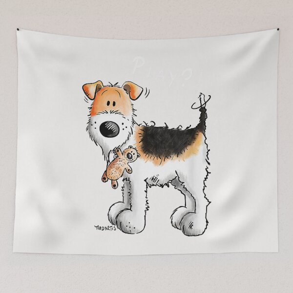 Item preview, Verspielter Foxterrier designed and sold by dendiol.