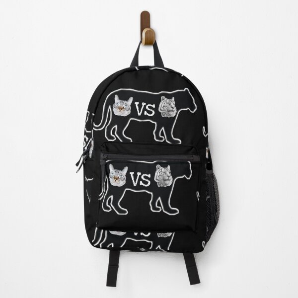 Item preview, Cute cat vs tiger shirts, cute cat vs tiger design, cute cat vs tiger lover, funny cat vs tiger masks, funny cat vs tiger phone cases, nice cat vs tiger stikars, cat vs tiger mugs, cat vs tiger clock designed and sold by Poussyarts.