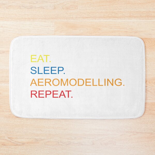 Item preview, eat sleep aeromodelling repeat designed and sold by RababE.