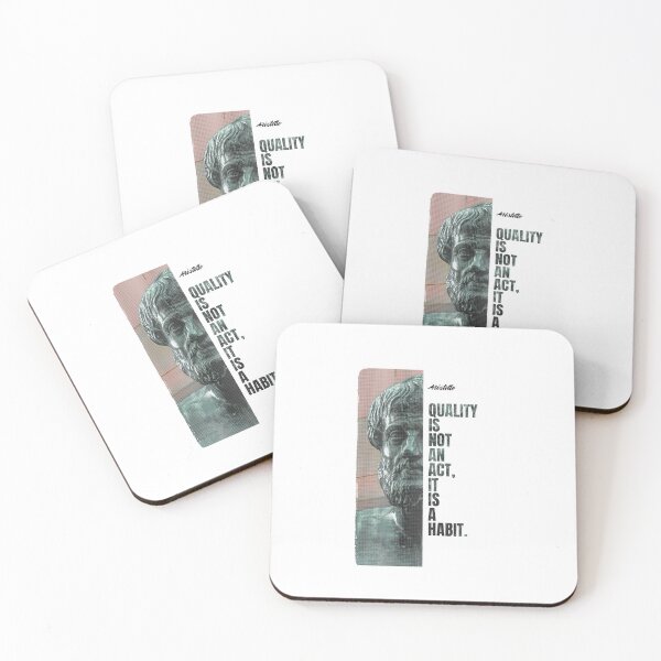 Item preview, Quality Is Not An Act, Is Is A Habit - Aristotle Quote designed and sold by RedQuality.