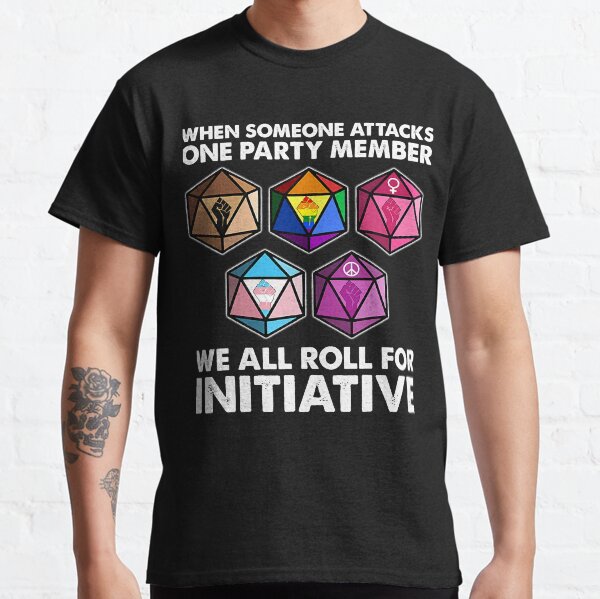 Item preview, When someone attacks one party member we roll for initiative designed and sold by dendiol.