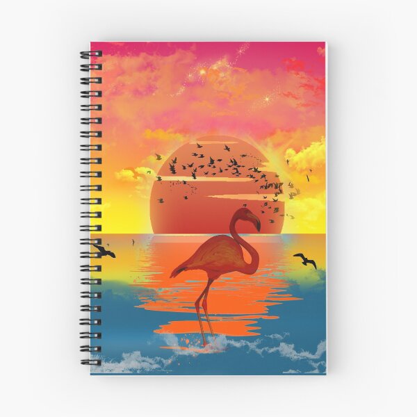 Item preview, Flamingo With Sunset View Throw Blankets designed and sold by John Andrew.
