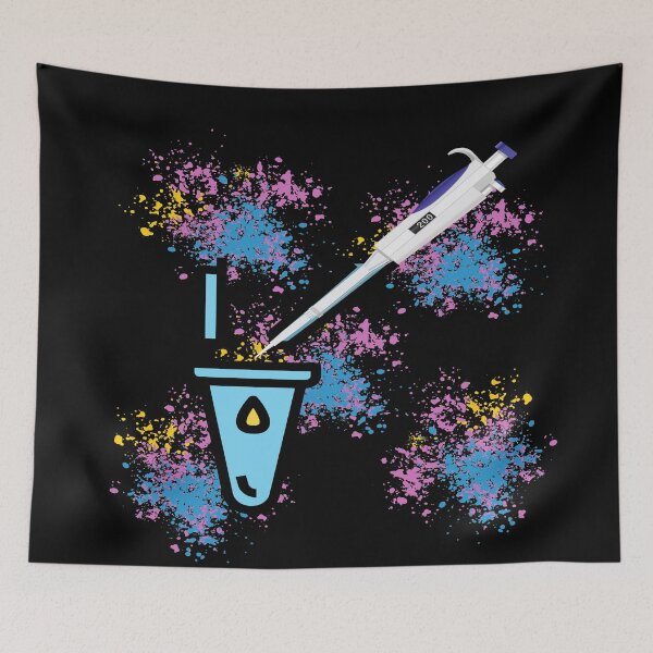 Item preview, MEDICAL LABORATORY SCIENTIST PAINT SPLASH PIPETTE TEST  designed and sold by Hippiesole.