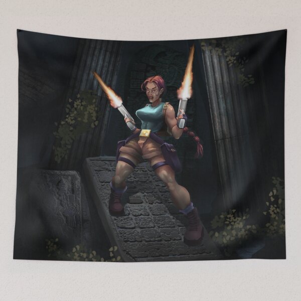 Item preview, TOMB RAIDER RETRO INSPIRED ARTWORK designed and sold by Rvranken.