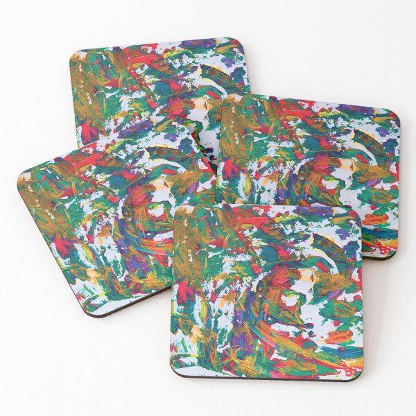 Item preview, Colorful Woods, Abstract Painting  designed and sold by pineappledizajn.
