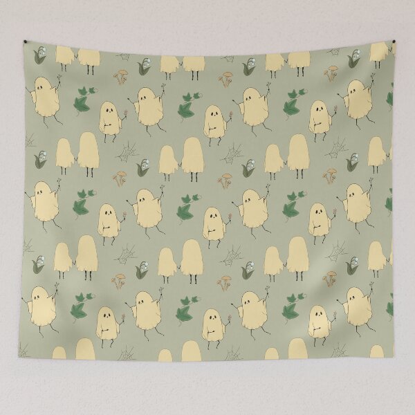 Item preview, Little Ghosts in Love Pattern designed and sold by SpookySleepy.