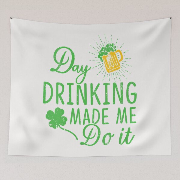 Item preview, Womens Day Drinking Made Me Do It Irish St Patricks Day Funny V-Neck designed and sold by dendiol.
