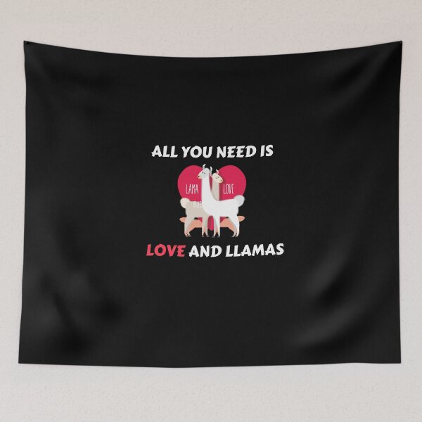 Item preview, All You Need is Love and Llamas designed and sold by dress-in.