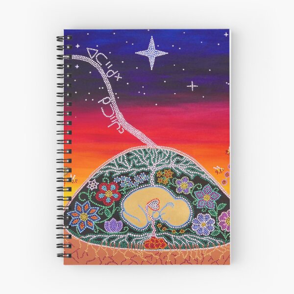 Item preview, ᐊᑕᐦᑯᕽ  ᑭᑐᐦᒌᐣ ~ atahkohk kitohcîn ~ you come from the stars designed and sold by miyotehiskwew Karlee Fellner.