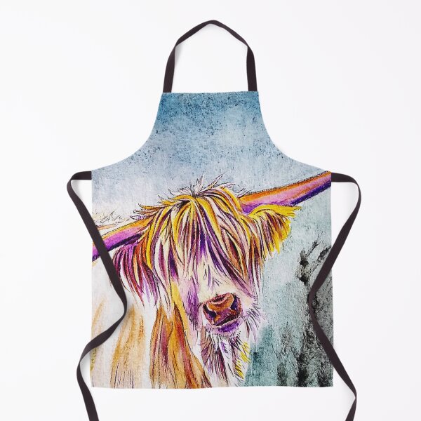 Item preview, Highland Cow With Long Horns designed and sold by JulieSpriddle.