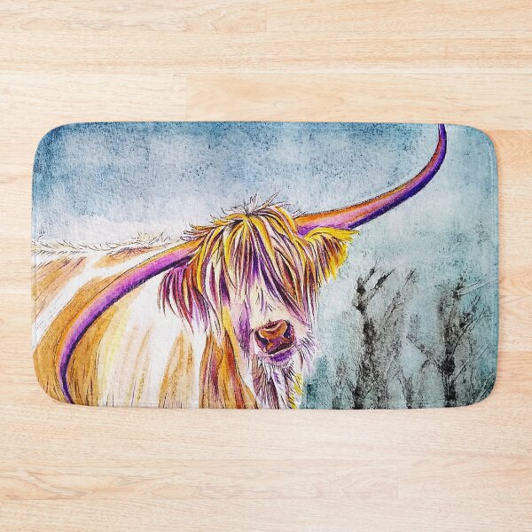 Item preview, Highland Cow With Long Horns designed and sold by JulieSpriddle.