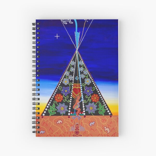 ᑳᐆᐧᑎᓂᑫᐄᐣ ~ kâwôtinikêwin ~ reclamation Spiral Notebook