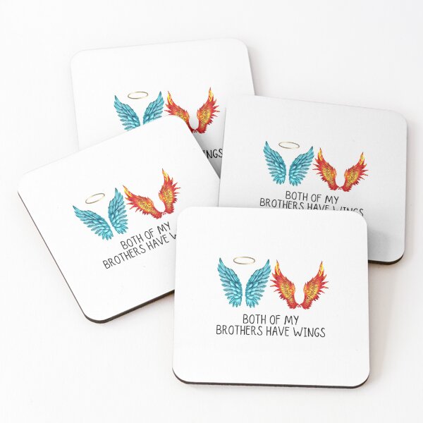 Item preview, Both of My Brothers Have Wings Angel Baby and Phoenix  designed and sold by BookGeekNJ.