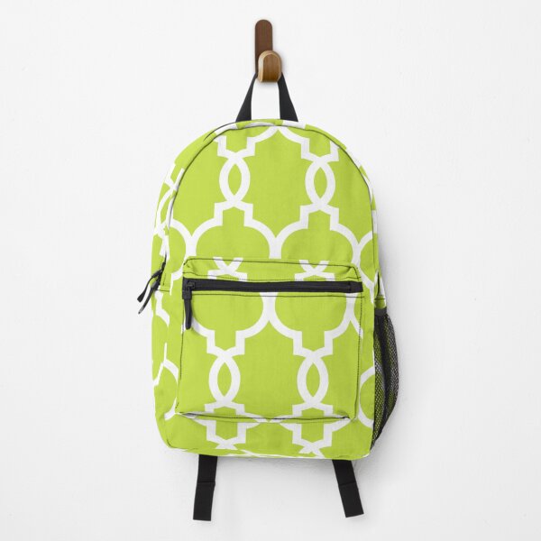 Item preview, Moroccan Quatrefoil Lattice Pattern 287 Chartreuse designed and sold by tonymagnerart.