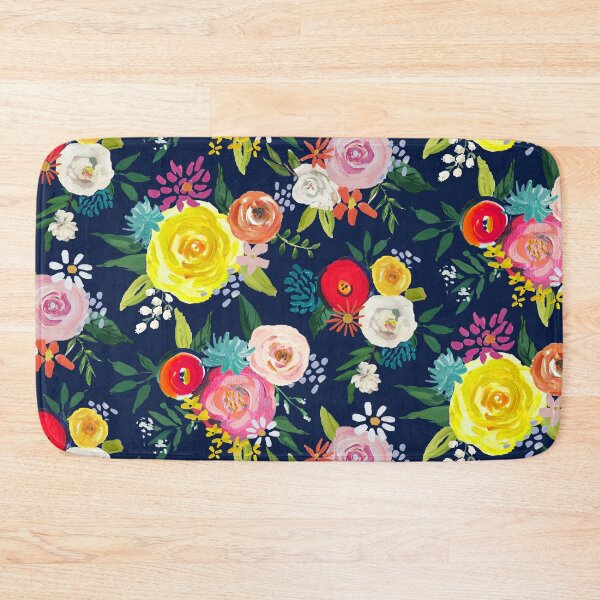 Item preview, Colorful bright summer floral  designed and sold by The Artwerks.