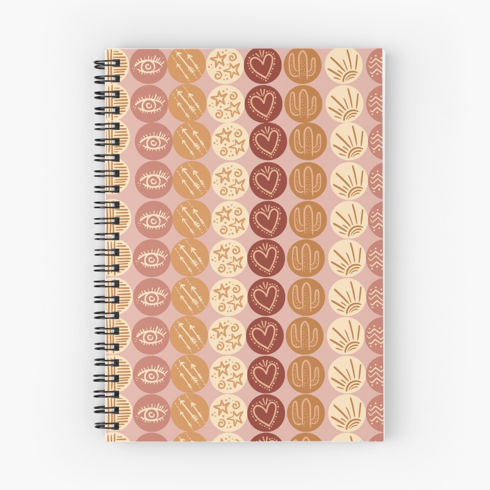 Item preview, Spiral Notebook designed and sold by BohoByAleks.