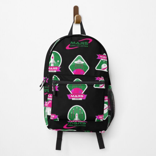 Item preview, Mars Mission Space Sticker Pack - Green and Hot Pink designed and sold by NoMatterLab.
