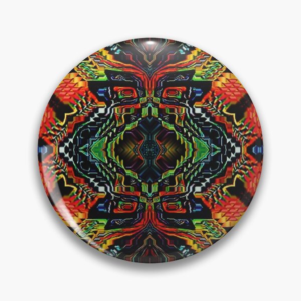 Item preview, aztec tribal digital psychedelic abstraction designed and sold by andromedoz.