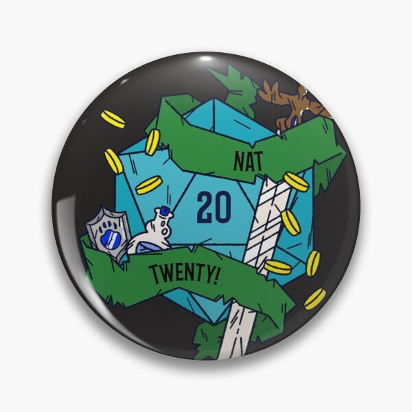 Item preview, Natural Twenty Dice Graphic designed and sold by JCASTEEs.