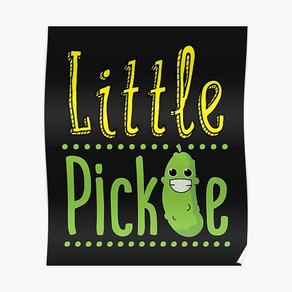 "Little Pickle Cute Pickles Kids Toddler" Poster for Sale by jaygo