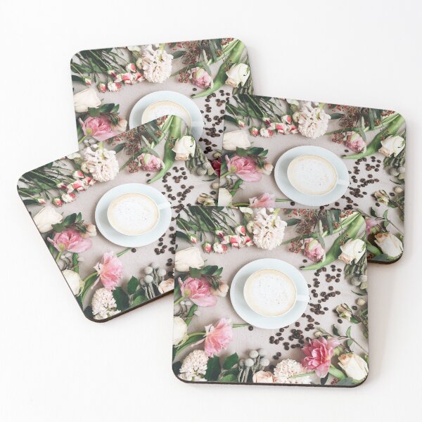 Item preview, Coffee Latte & Flowers designed and sold by newburyboutique.