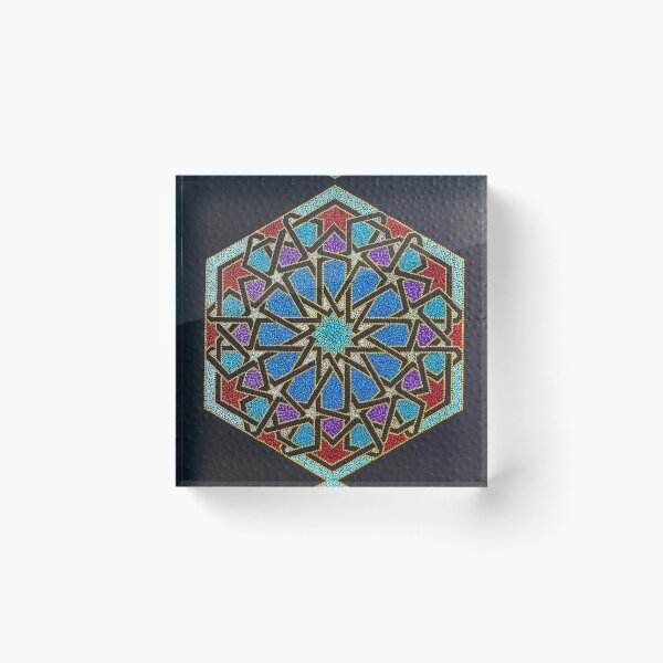 Item preview, Colorfull mosaic - dot geometry art designed and sold by ImaaniArt.