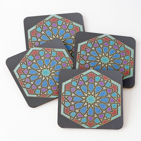 Item preview, Colorfull mosaic - dot geometry art designed and sold by ImaaniArt.