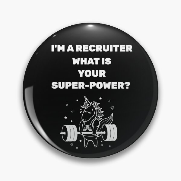 Item preview, Funny Recruiter Super-Power designed and sold by joabaj.