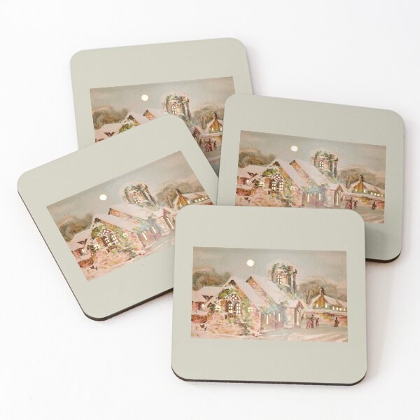 Item preview, Vintage Village Winter Scene designed and sold by Mizjean.