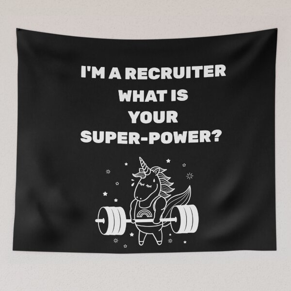 Item preview, Funny Recruiter Super-Power designed and sold by joabaj.