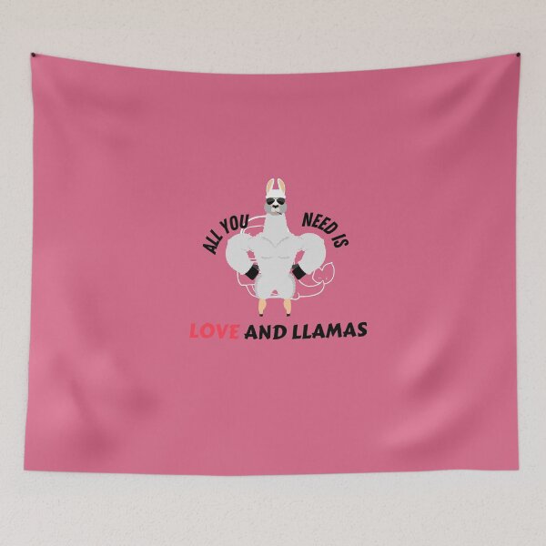 Item preview, All You Need is Love and Llamas designed and sold by dress-in.