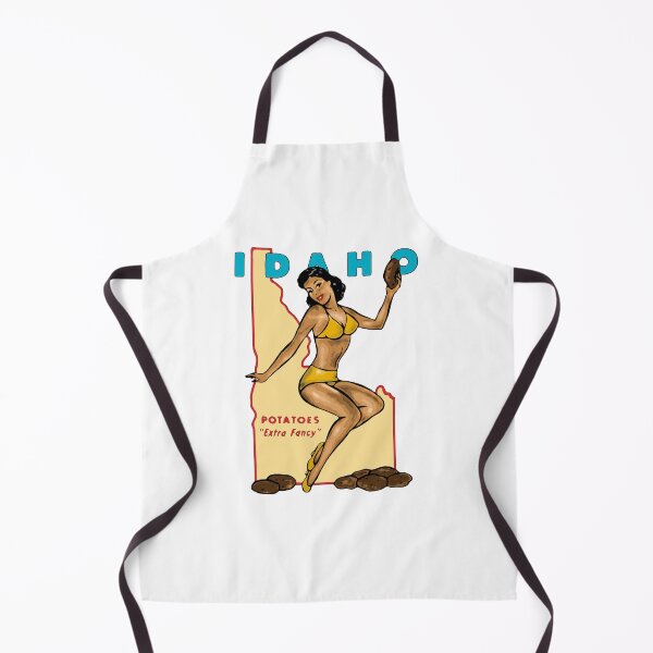 Item preview, Funny Vintage Idaho Potato Pinup Girl designed and sold by NationalVintage.