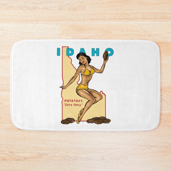 Item preview, Funny Vintage Idaho Potato Pinup Girl designed and sold by NationalVintage.