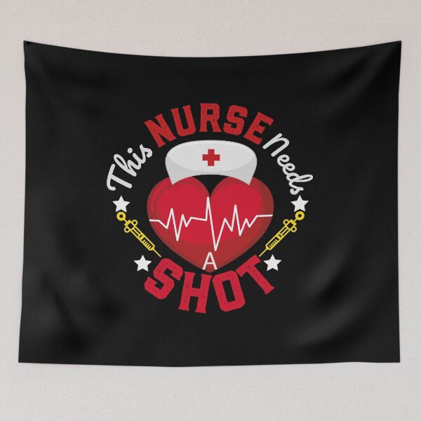 Item preview, This Nurse Needs A Shot designed and sold by ADAMYASS.