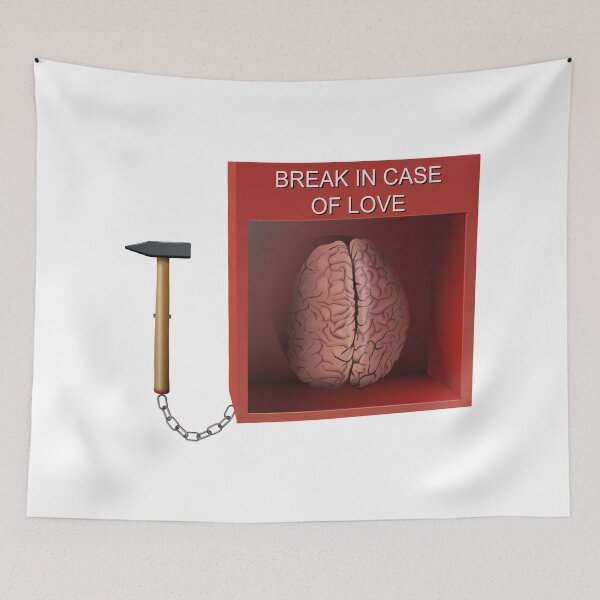 Item preview, Break in case of love, emergency box art designed and sold by AznavourByKarin.