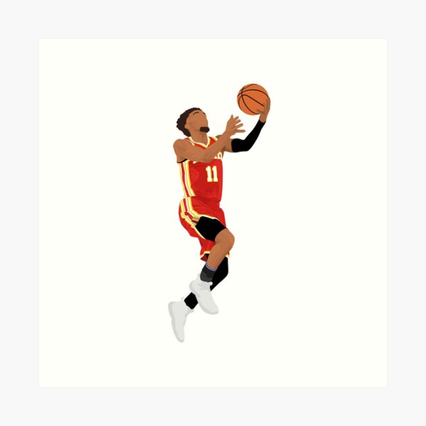 Trae Young Atlanta Basketball Fan Art Print – Studiosix.Arts