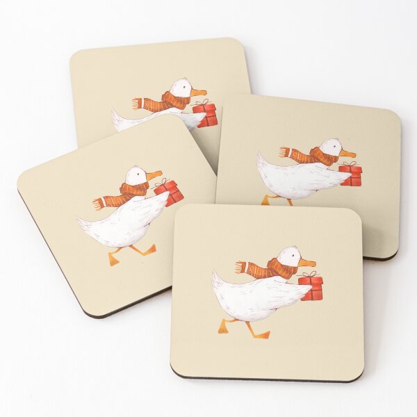 Item preview, Running duck with gift package designed and sold by archmar.