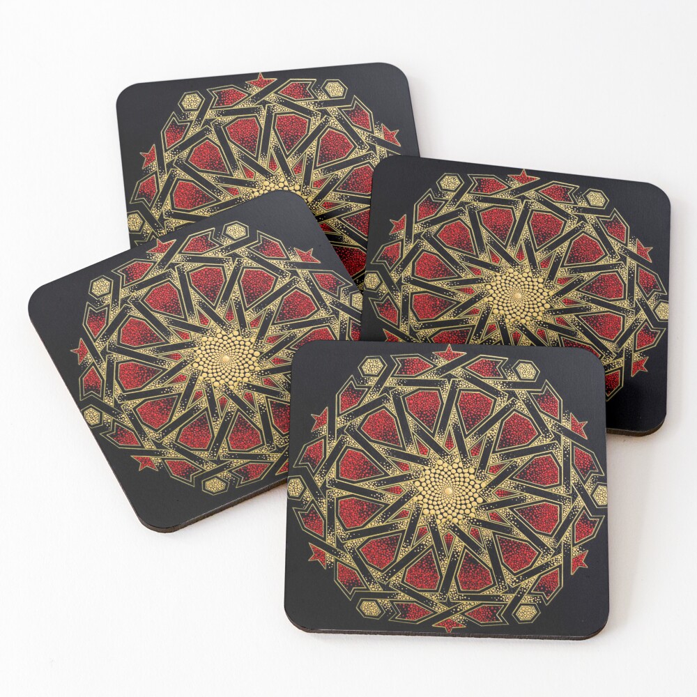 Item preview, Coasters (Set of 4) designed and sold by ImaaniArt.
