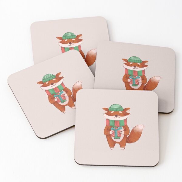 Artikelvorschau, Kleiner Fuchs mit Weihnachtsgeschenk entworfen und verkauft von archmar.