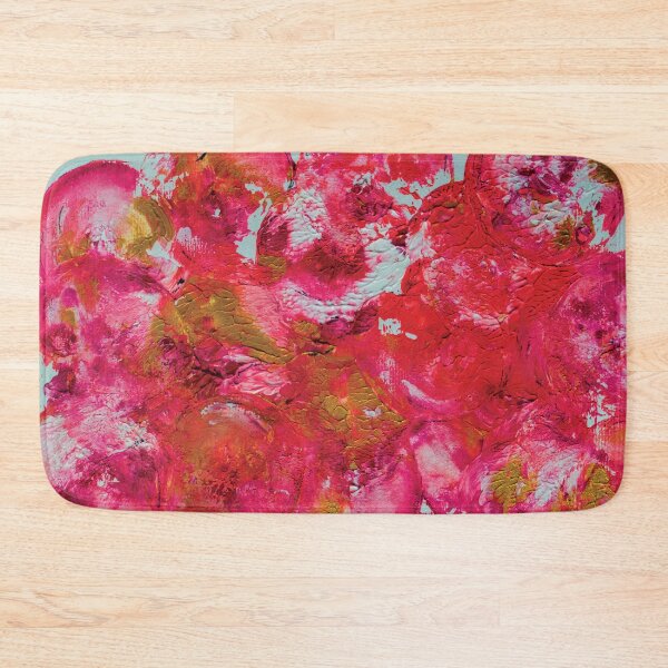 Item preview, Red Circels, abstarct painting  designed and sold by pineappledizajn.