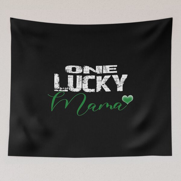 Item preview, One Lucky Mama,  St Patricks Day, Shamrock Mom, Patrick's day mom designed and sold by oussimakh.