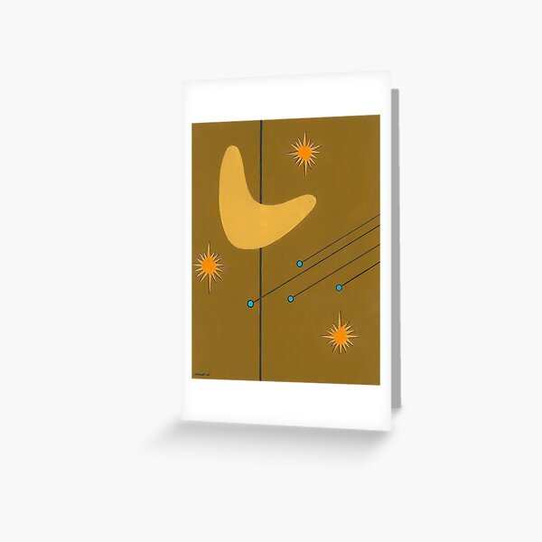 Moon & Stars Greeting Card