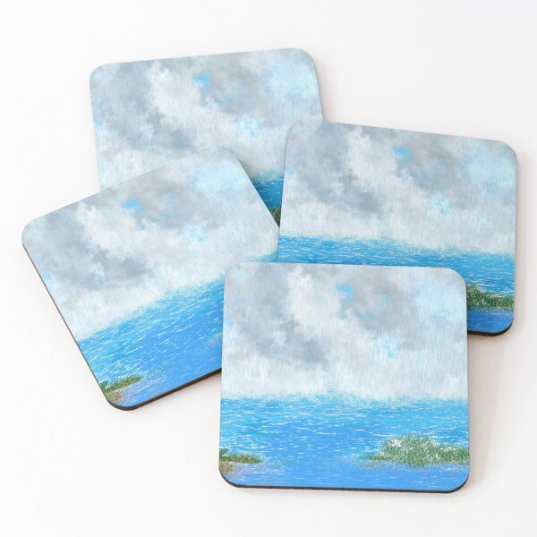 Item preview, Bay in the Rain designed and sold by headtrackerart.