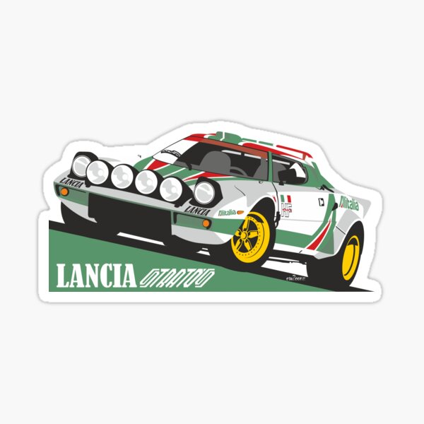Lancia Stratos HF Alitalia livery Sticker