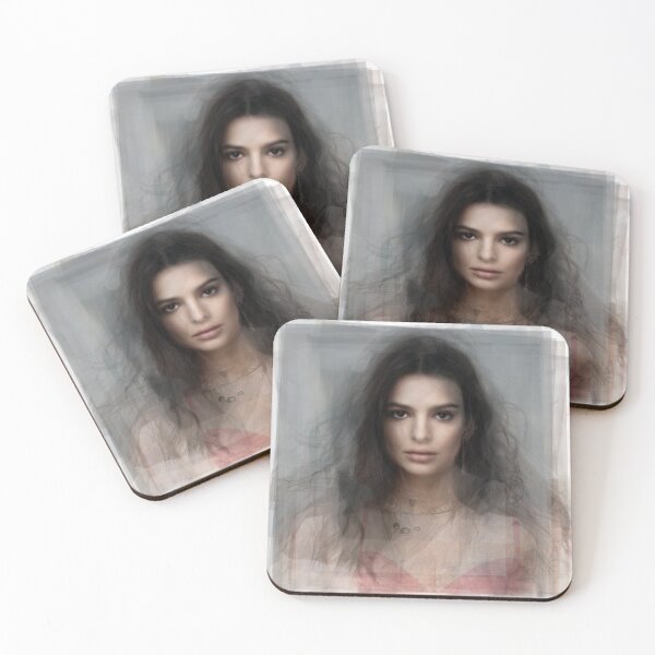 Item preview, Emily Ratajkowski Portrait Overlay designed and sold by Steven Socha.