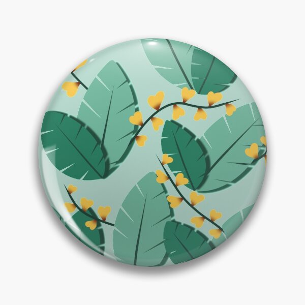 Aperçu de l'œuvre Feuilles de Monstera à fleurs jaunes créée et vendue par SkyOfStickers.